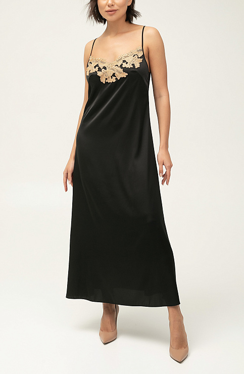 Сорочка длинная ROYAL BLACK   