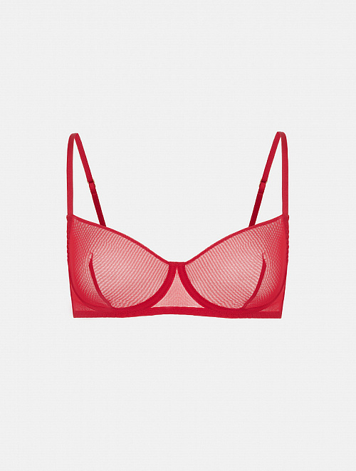 Бюстгальтер двойная сетка CHIC RED   
