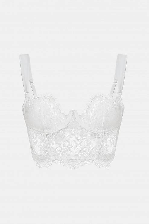 Бюстье на поролоне OPIUM WHITE   